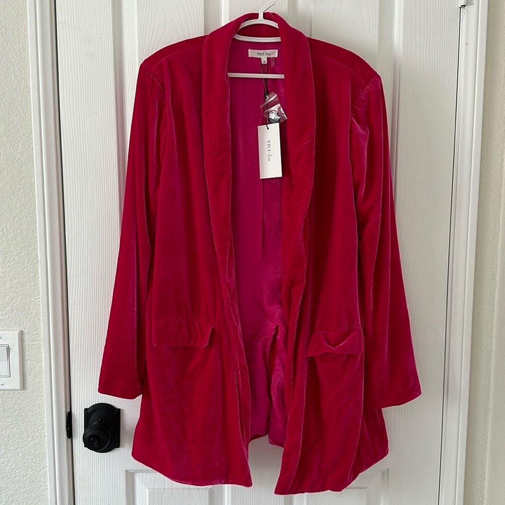 NWT Vici pink oversized blazer